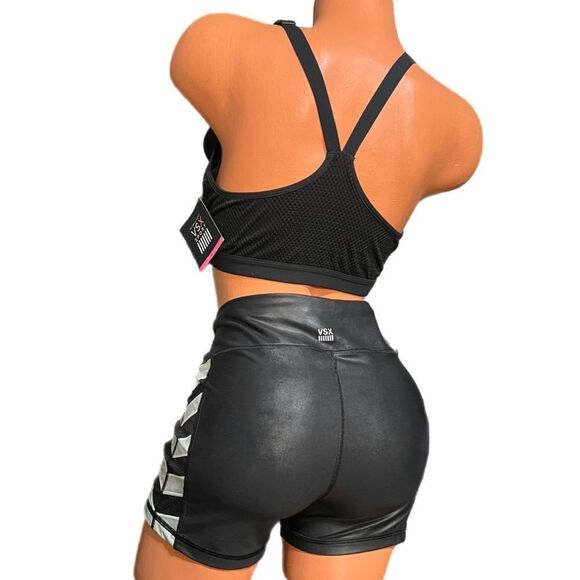 Victoria’s Secret Vxs Shine Set Knockout Maximum Support bra & Hot Short 36D / L - Picture 3 of 9